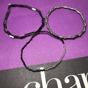 NWOT Trio of Charming Charlie bracelets